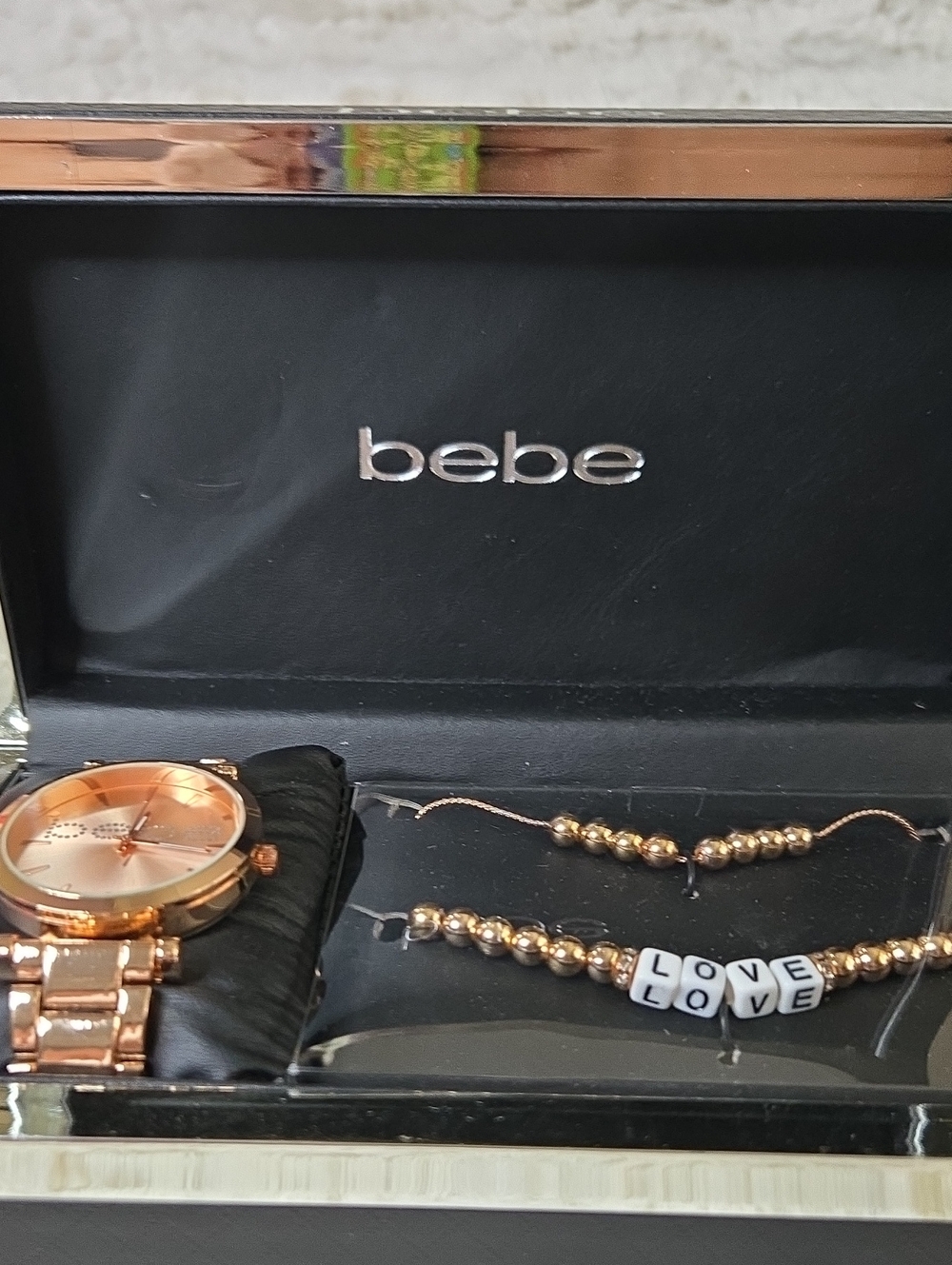 bebe Rose Gold Watch and Bracelet Set - Rose Gold - Picture 4 of 5